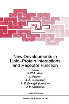 Hardcover New Developments in Lipid-Protein Interactions and Receptor Function Book