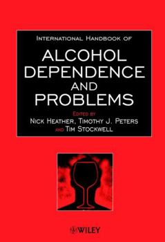 Hardcover International Hdbk of Alcohol Book