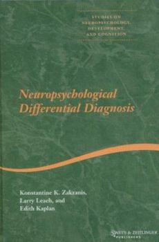 Hardcover Neuropsychological Differential Diagnosis Book