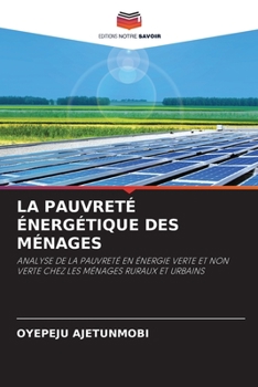 Paperback La Pauvreté Énergétique Des Ménages [French] Book