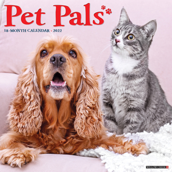 Calendar Pet Pals 2022 Wall Calendar, Cats and Dogs Book