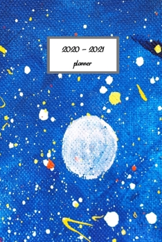 2020-2021 Planner: 2 Year Plan with Monthly Planner  for Organizer Agenda Schedule Notebook Journal and Business with blue Space