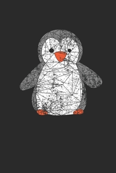 Penguin Mosaic: Dotted Bullet Notebook (6" x 9" - 120 pages) ~ Animal Mosaic Themed Notebook for Daily Journal, Diary, Gift