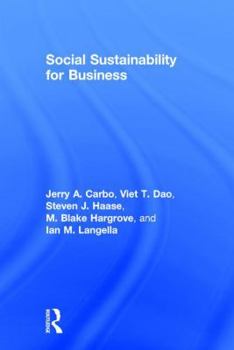 Hardcover Social Sustainability for Business Book