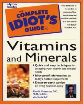 Paperback The Complete Idiot's Guide to Vitamins and Minerals Book