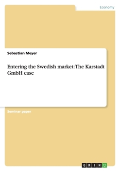 Entering the Swedish market: The Karstadt GmbH case