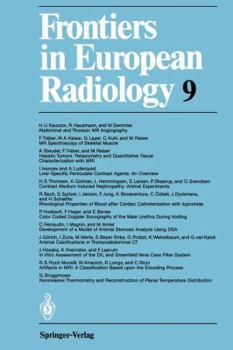 Paperback Frontiers in European Radiology Book