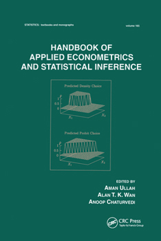 Paperback Handbook Of Applied Econometrics And Statistical Inference Book