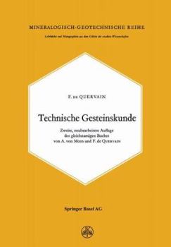 Paperback Technische Gesteinskunde [German] Book