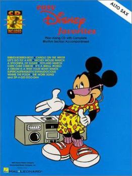 Paperback Easy Disney Favorites: Alto Sax Play-Along Pack [With CD] Book