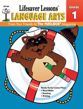 Paperback Language Arts Grade 1 (Lifesaver Lessons) Book