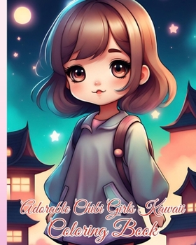 Adorable Chibi Girls Kawaii Coloring Book: Featuring Cute Designs in Anime Style, Fantasy Coloring Book For Kids, Teens