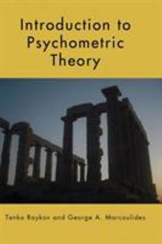 Hardcover Introduction to Psychometric Theory Book