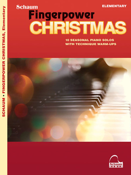 Paperback Fingerpower Christmas: 10 Seasonal Piano Solos with Technique Warm-Ups Elementary Level Book