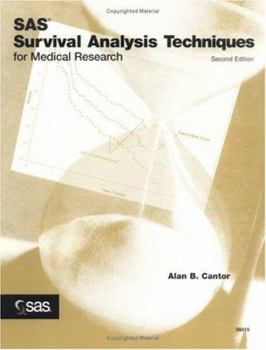 Paperback SAS Survival Analysis Techniques for Medical Research Book