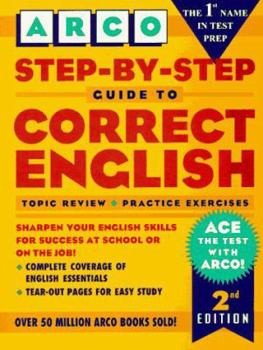 Paperback Step by Step Guide to Correct English Book