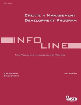Paperback Create a Management Development Program Book