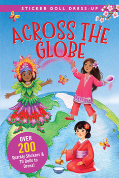 Paperback Across the Globe Sticker Doll Dress-Up Book