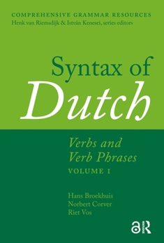 Paperback Syntax of Dutch: Verbs and Verb Phrases. Volume 1 Book