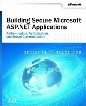 Paperback Building Secure Microsofta ASP.Net Applications Book