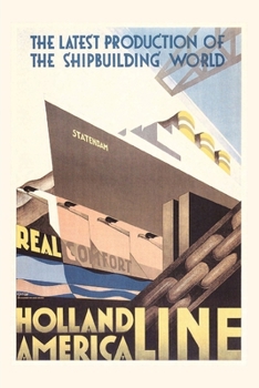 Paperback Vintage Journal Poster for Holland America Line Poster Book