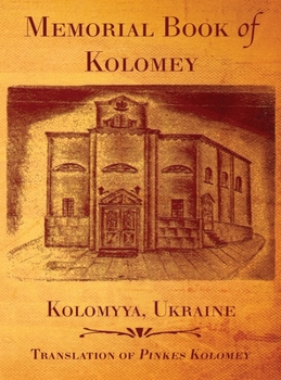 Hardcover Memorial Book of Kolomey Book