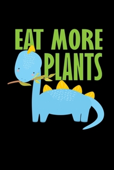 Notebook: Dino Kids Vegetarian Vegan School Gift 120 Pages, 6X9 Inches, Graph Paper