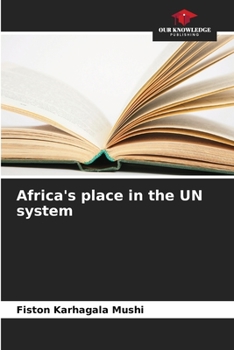Paperback Africa's place in the UN system Book