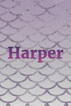 Harper: Writing Paper & Purple Mermaid Cover