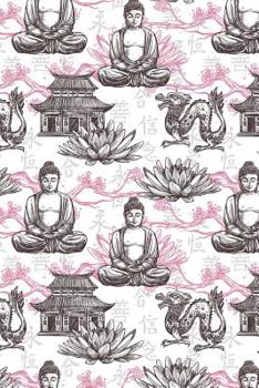 Paperback Sitting Buddha: Graph Paper Notebook, 6x9 Inch, 120 pages Book