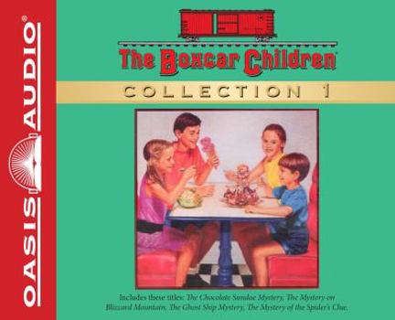 Audio CD The Boxcar Children Collection: The Chocolate Sunday Mystery/The Mystery on Blizzard Mountain/The Mystery of the Spiders Clue/The Ghost Ship Mystery Book
