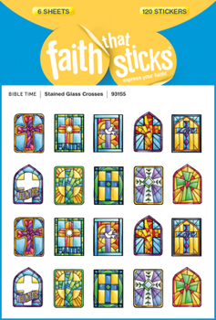 Paperback Stained Glass Crosses Book