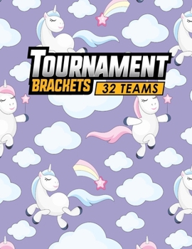 Paperback Tournament Brackets - 32 Teams Book