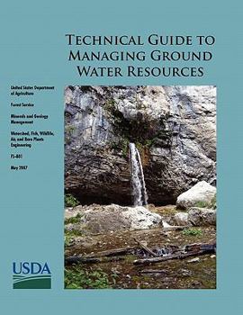 Paperback Technical Guide to Managing Ground Water Resources Book