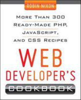 Paperback Web Developer's Cookbook Book