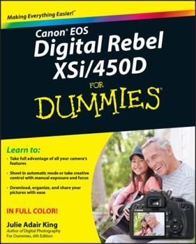 Paperback Canon EOS Digital Rebel Xsi/450d for Dummies Book