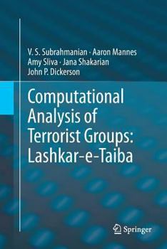 Paperback Computational Analysis of Terrorist Groups: Lashkar-E-Taiba Book