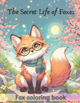 Paperback Fox coloring book: The Secret Life of Foxes Book
