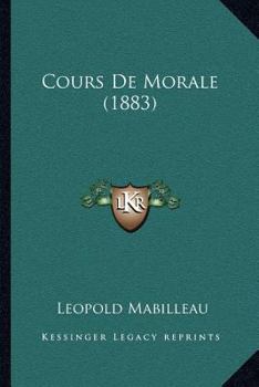 Paperback Cours De Morale (1883) [French] Book