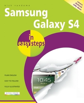 Paperback Samsung Galaxy S4 in Easy Steps Book