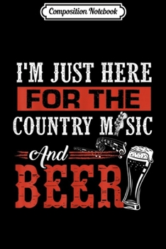 Paperback Composition Notebook: Country Music And Beer Festival Journal/Notebook Blank Lined Ruled 6x9 100 Pages Book