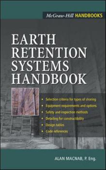 Hardcover Earth Retention Systems Handbook Book