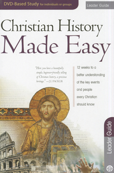 Paperback Christian History Made Easy Leader Guide: Leader Guide Book