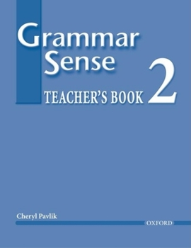 Paperback Grammar Sense 2: Teacher's Book with Test CD-ROM Book