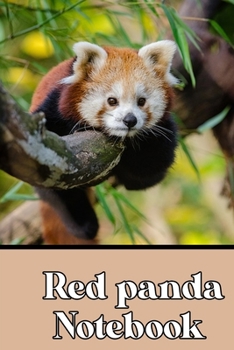 Paperback Red panda notebook: Blank Lined Gift notebook For Red panda lovers it will be the Gift Idea for Red panda Lover. Book