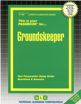 Plastic Comb Groundskeeper: Passbooks Study Guide Book