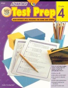 Paperback Advantage Test Prep Grade 4 Book