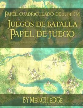 Paperback Juegos de batalla papel de juego: papel de rejilla de 2,54 cm cuaderno de papel cuadriculado 21,59 x 27,94 cm 2,54 cm cuadrados 200 p?ginas para juego [Spanish] Book