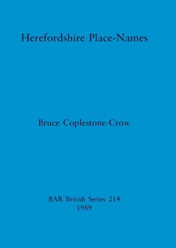 Paperback Herefordshire Place Names Book