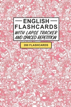 English Flashcards: Create your own English Flashcards. Learn English words and Improve vocabulary with Active recall - includes Spaced Repetition and Lapse tracker (200 cards)